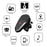 BT-S3 Waterproof IPX6 Motorcycle Helmet Bluetooth-compatible Headphone 1000m Interphone Hands-free Call Headset with FM Function - 4