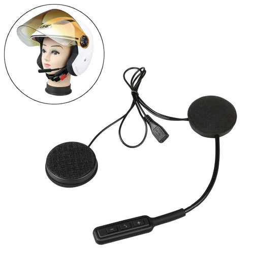 BT8 Motorcycle Helmet Bluetooth-compatible Headset Wireless Earphone Hands-free Speakers Music Headphone - 1