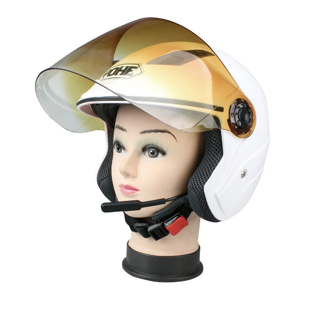BT8 Motorcycle Helmet Bluetooth-compatible Headset Wireless Earphone Hands-free Speakers Music Headphone - 7