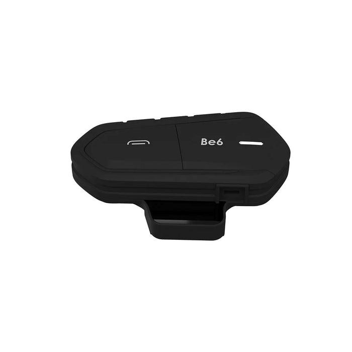 Motorcycle Helmet Bluetooth-compatible Headset Intercom with FM Radio Motorbike Walkie Talkie - All Black - 5