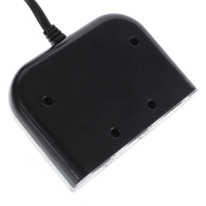 OLESSON No.1505 1 to 3 Car Cigarette Lighter Socket & Dual USB Car Charger - Black - 5