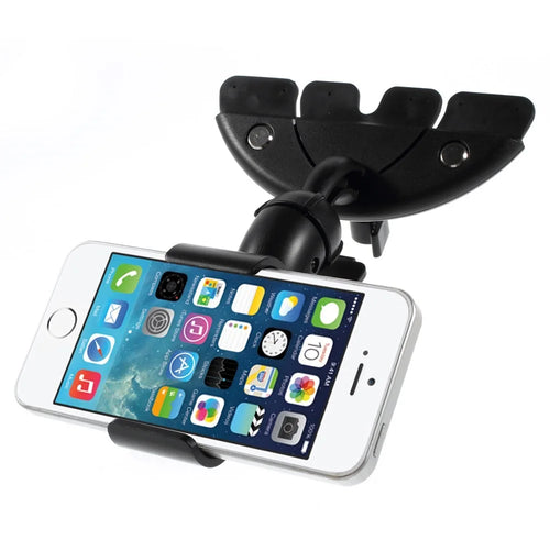 HX-M-X10 Universal CD Slot Smartphone Car Mount Holder Cradle for iPhone 6 Plus Samsung Galaxy S5 G900, Max Width: 113mm - 1