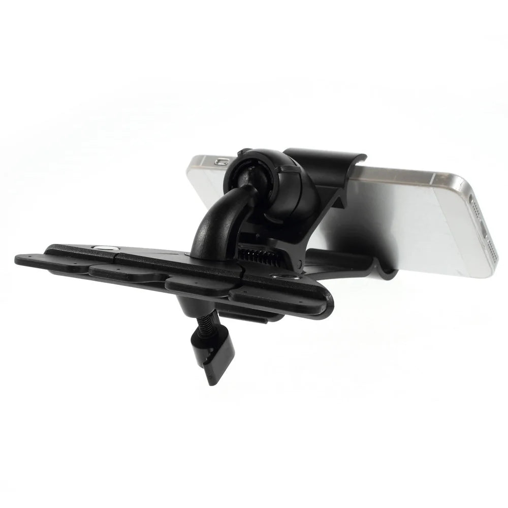 HX-M-X10 Universal CD Slot Smartphone Car Mount Holder Cradle for iPhone 6 Plus Samsung Galaxy S5 G900, Max Width: 113mm - 2
