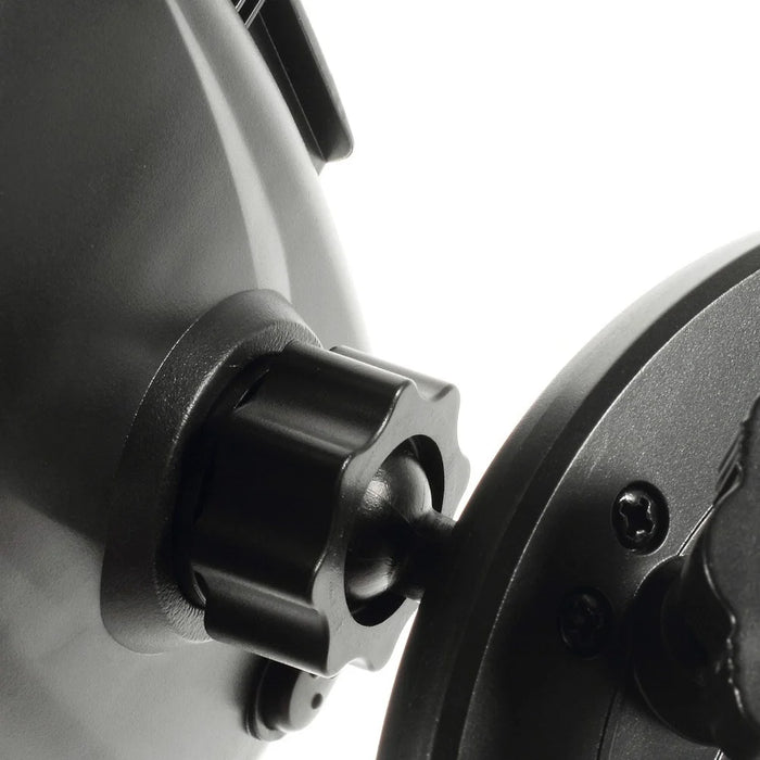 H74C81 360 Degree Rotating Ball Head Car CD Slot Mount Holder for 50-95mm Mobile Phone Tablet - 7
