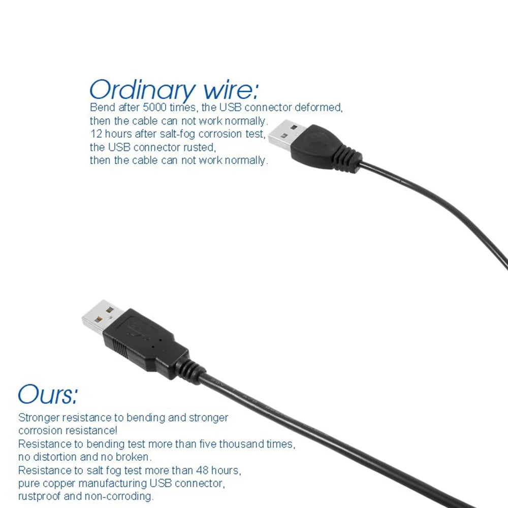 3M Micro USB 2.0 Data Sync Charger Cable Cord for Samsung HTC LG Sony Huawei - Black (In Stock) - 7