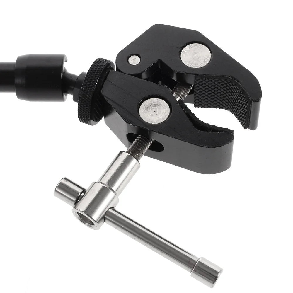 11 inches Magic Friction Arm + Super Clamp Claws Clip + Adapter for Camera Camcorder / LCD / LED light / DSLR Rig - 4