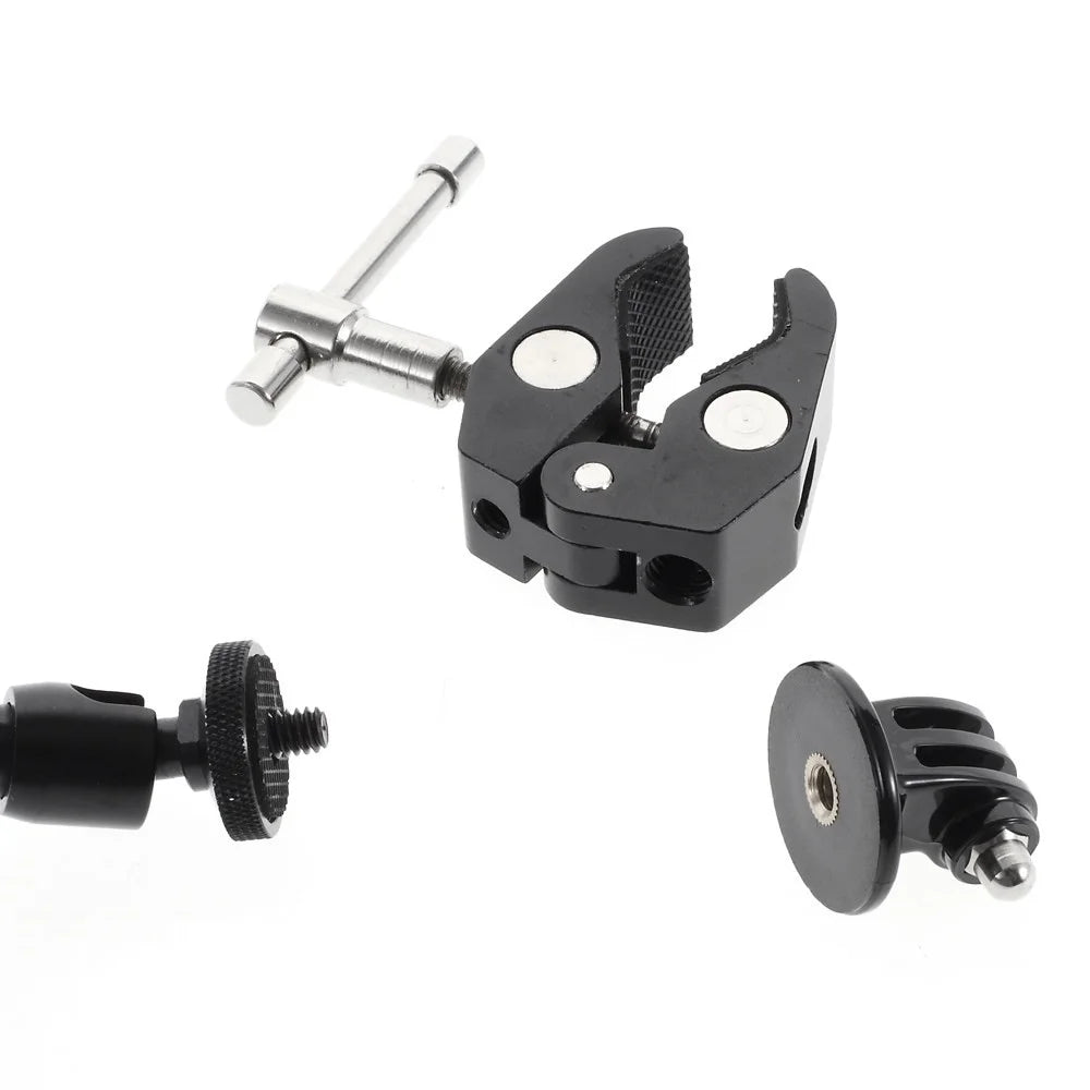 11 inches Magic Friction Arm + Super Clamp Claws Clip + Adapter for Camera Camcorder / LCD / LED light / DSLR Rig - 7