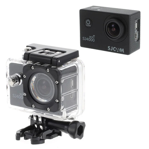 SJCAM SJ4000 12MP 1080P Full HD 2-inch Waterproof Sports DV Camera WiFi - Black - 1