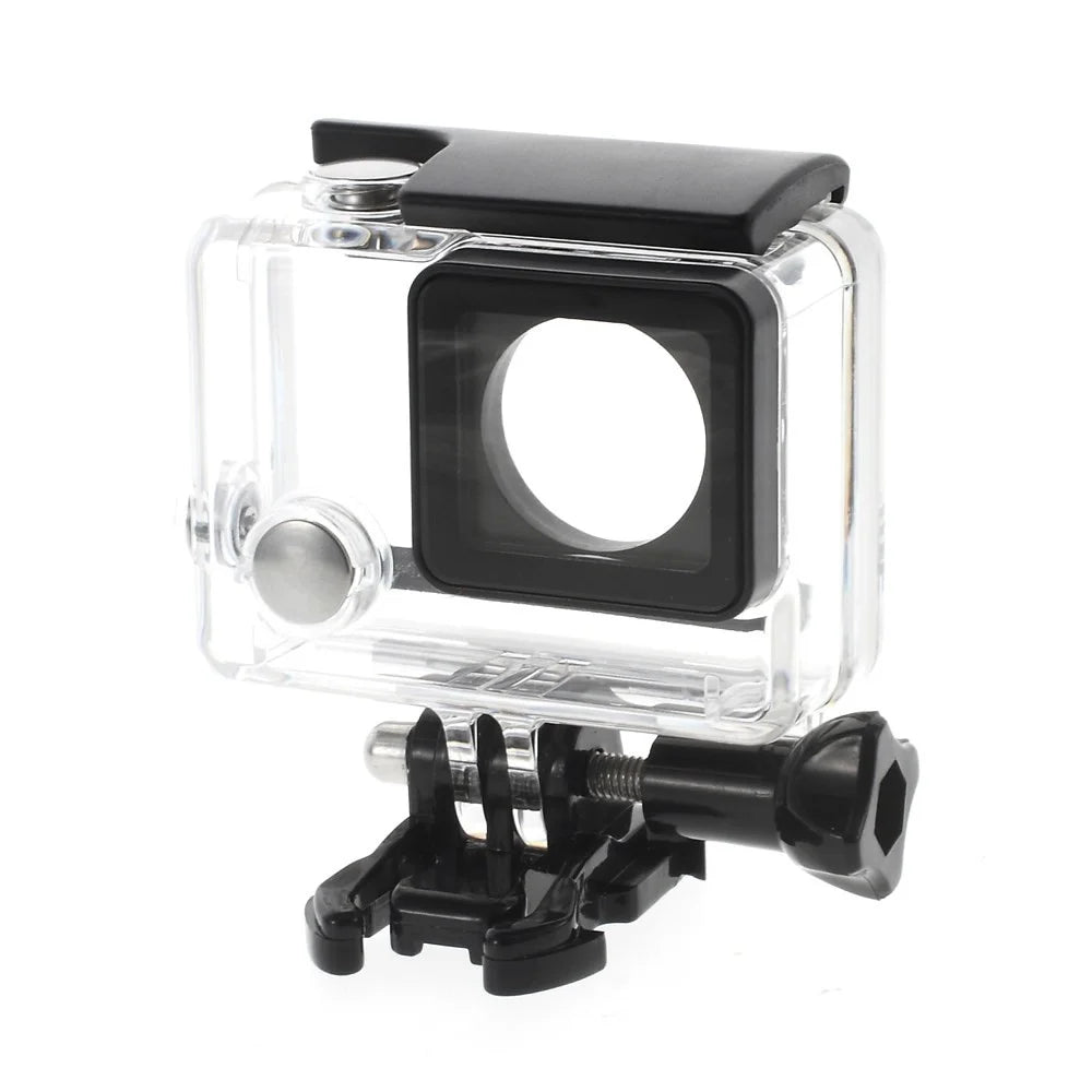 Waterproof Housing Box Protective Case with Bracket for Gopro Hero4 3+ - 1