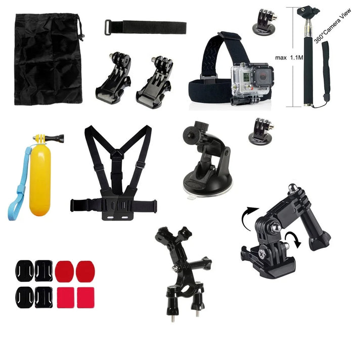 21-in-1 Gopro Outdoor Accessories Kit for GoPro Hero 4/3+/3/2/1 SJ4000/SJ5000/SJ6000 Xiaomi Yi - 1