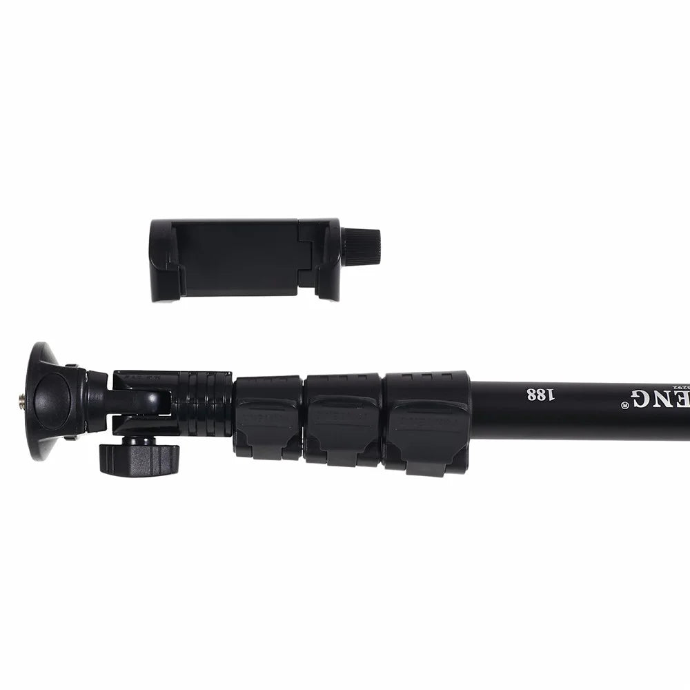 Selfie Stick Monopod with Phone Clamp + Tripod Adapter for Mobile Phones and GoPro Hero Cameras - 7