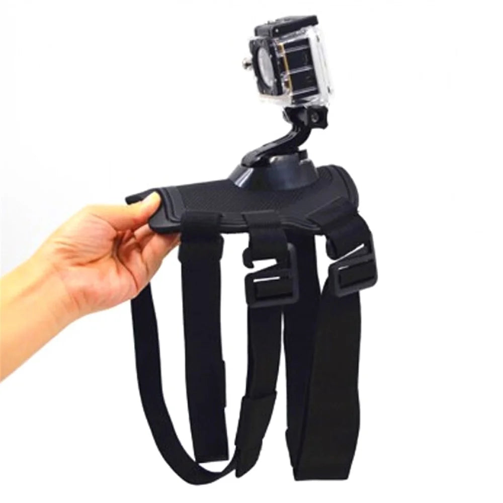 Fetch Dog Harness Chest Strap Belt Mount for GoPro Hero 4/3+/3/2/1 SJ4000 SJ5000 SJ6000 Xiaomi Yi (GP300) - Black - 7