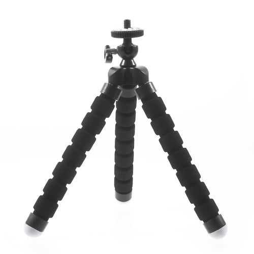 Portable Soft Adjustable Tripod Holder for GoPro Hero 4/3+/3/2/1 SJ4000/5000/6000 Xiaomi Yi - Black - 1