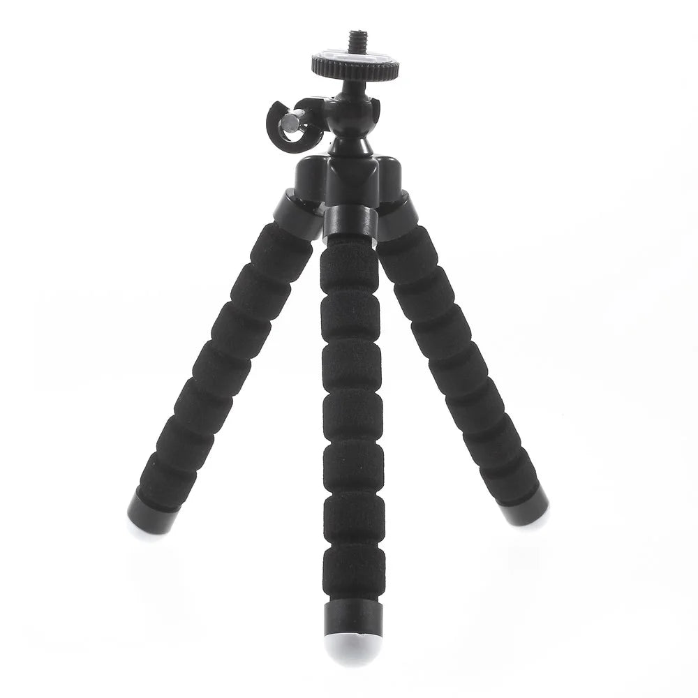 Portable Soft Adjustable Tripod Holder for GoPro Hero 4/3+/3/2/1 SJ4000/5000/6000 Xiaomi Yi - Black - 2