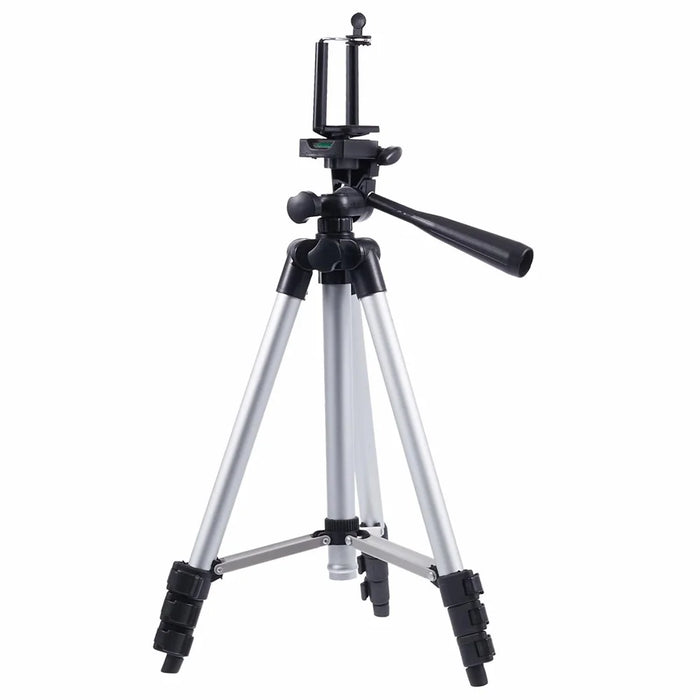 Retractable Aluminum Alloy Tripod Mount Stand for DSLR Camera / Phone / Fishing Flashlight - 1