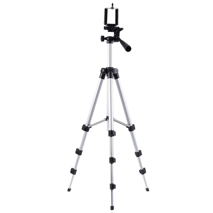 Retractable Aluminum Alloy Tripod Mount Stand for DSLR Camera / Phone / Fishing Flashlight - 2