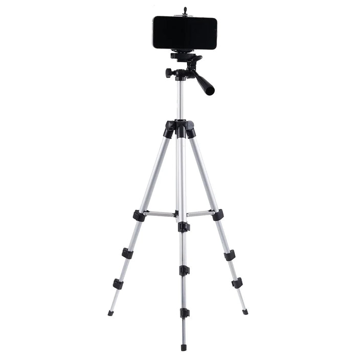 Retractable Aluminum Alloy Tripod Mount Stand for DSLR Camera / Phone / Fishing Flashlight - 3