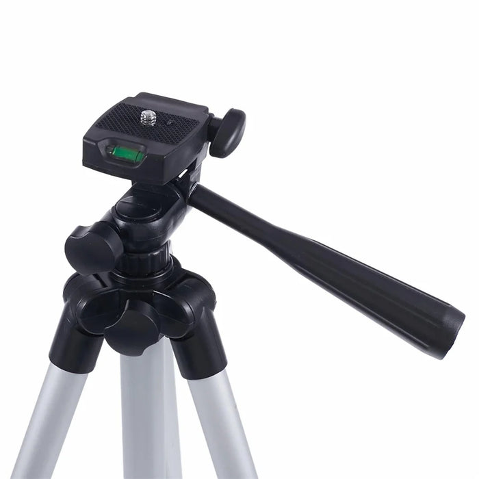Retractable Aluminum Alloy Tripod Mount Stand for DSLR Camera / Phone / Fishing Flashlight - 4