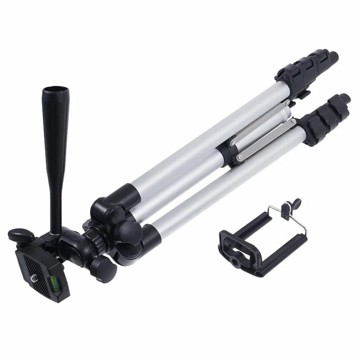 Retractable Aluminum Alloy Tripod Mount Stand for DSLR Camera / Phone / Fishing Flashlight - 7