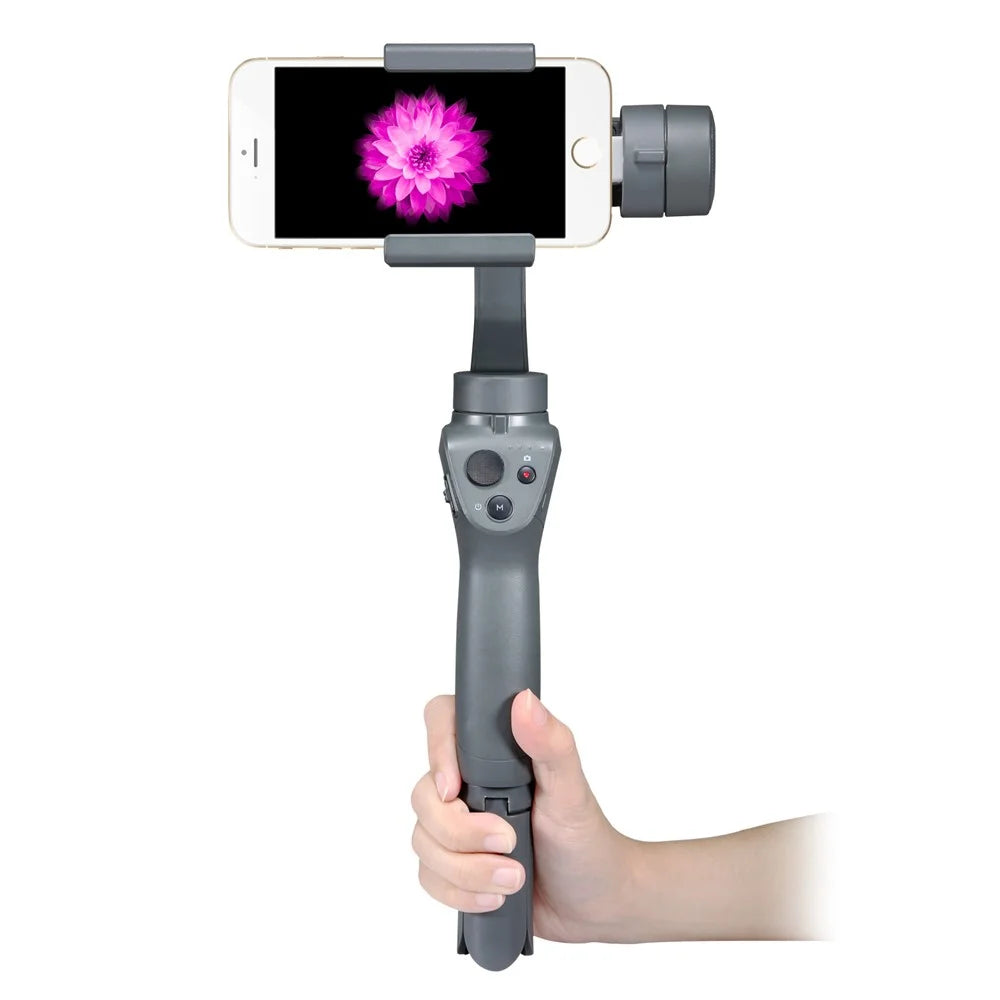 LDX-128 Foldable Mini Tripod Gimbal Stand for DJI OSMO3 DSLR Digital Cameras - Grey - 4
