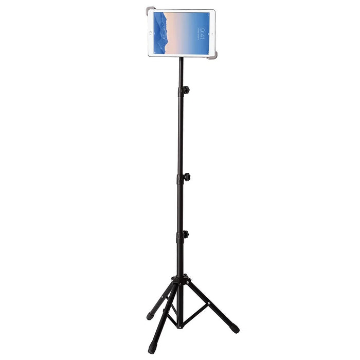 Adjustable Floor Tablet Tripod Stand Mount Holder Stronger Aluminum Alloy 4-Sections Design for iPad/iPad Mini/Samsung Galaxy Tab, within 7-11 Inch - 2