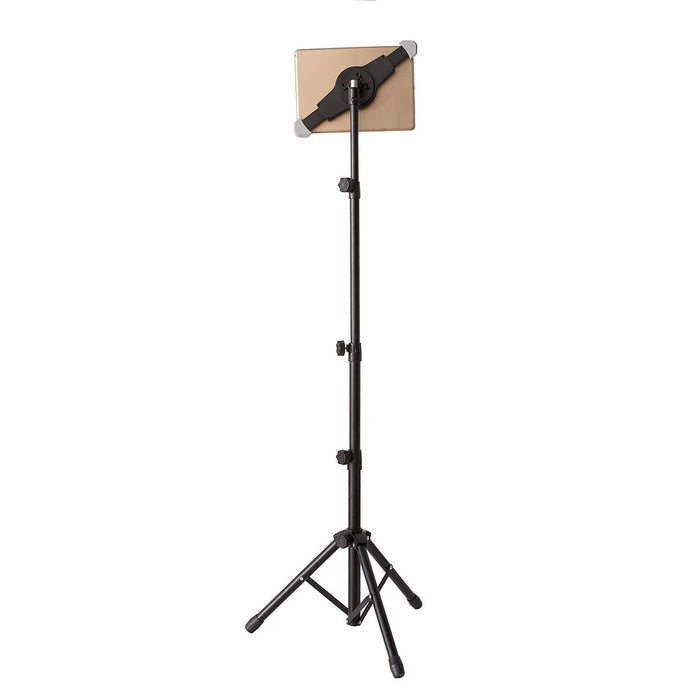 Adjustable Floor Tablet Tripod Stand Mount Holder Stronger Aluminum Alloy 4-Sections Design for iPad/iPad Mini/Samsung Galaxy Tab, within 7-11 Inch - 4