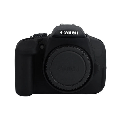 Silicone Protective Camera Body Casing Cover for Canon 600D/650/700D - Black - 1