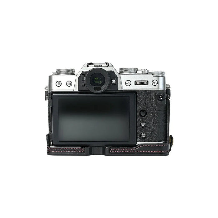 PU Leather Half Bottom Camera Case Cover Protector for Fujifilm XT30 / XT30 II / XT10 / XT20 Camera - Black - 2