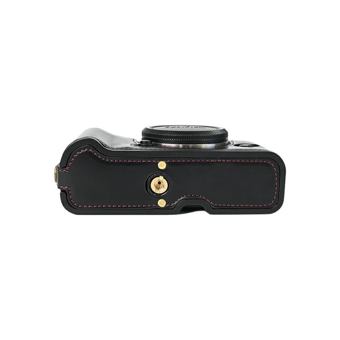PU Leather Half Bottom Camera Case Cover Protector for Fujifilm XT30 / XT30 II / XT10 / XT20 Camera - Black - 4