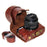 PU Leather Camera Protective Cover + Strap for Canon EOSM/EOSM2/EOSM 10 with 15-45mm Lens - Coffee - 3