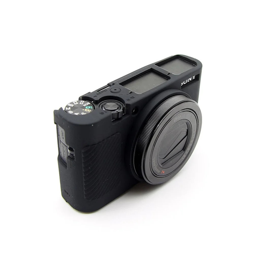 Soft Silicone Protective Case for Sony RX100 III / IV/ IIV - Black - 1