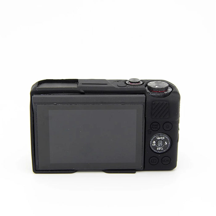 Soft Silicone Protective Case for Canon G7X Mark II - Black - 3