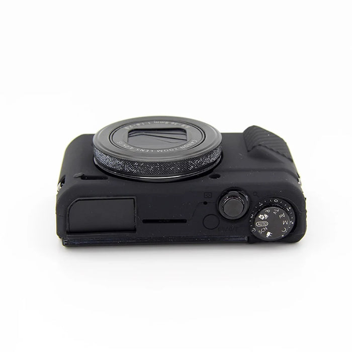 Soft Silicone Protective Case for Canon G7X Mark II - Black - 6