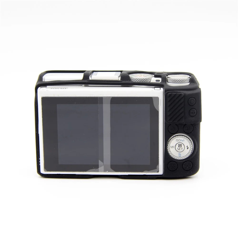 Soft Silicone Protective Case for Canon EOS M3 (18-55mm) - Black - 2