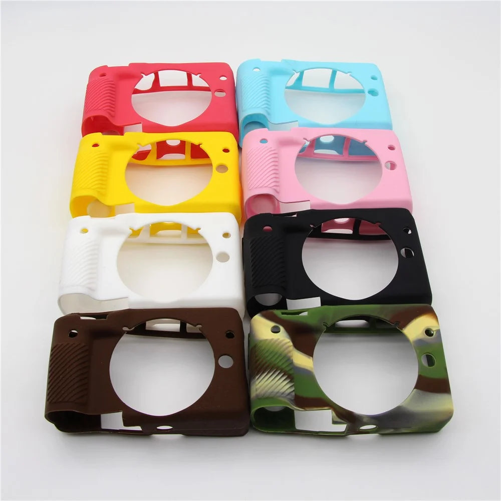 Soft Silicone Protective Case for Canon EOS M3 (18-55mm) - Black - 4
