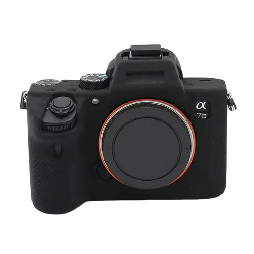Soft Silicone Protective Case for Sony Alpha A7RIII A7R3 Camera - Black - 1
