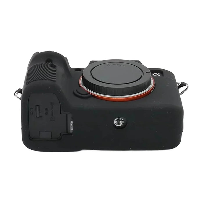 Soft Silicone Protective Case for Sony Alpha A7RIII A7R3 Camera - Black - 4