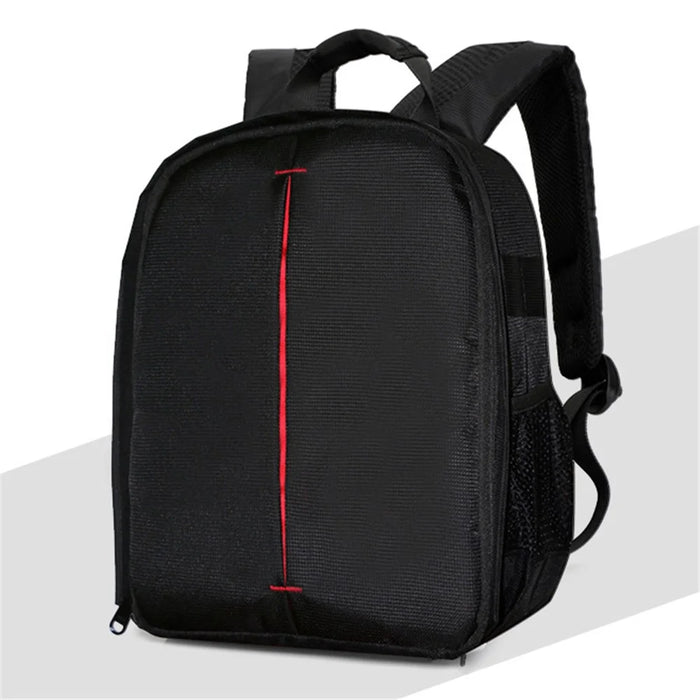 Compact Outdoor Camera Backpack Bag Waterproof DSLR Case - Red / Black - 3