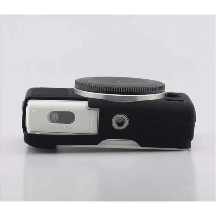 Flexible Silicone Protective Camera Case for Canon EOS M100 - Black - 4