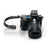 For Nikon Z7 Genuine Leather Half Bottom Camera Protection Shell with Strap - Black - 1