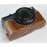 PU Leather Half Camera Case Bag Cover Protector for Canon PowerShot G5 X Mark II - Brown - 1