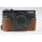 PU Leather Half Camera Case Bag Cover Protector for Canon PowerShot G5 X Mark II - Brown - 2