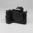 Genuine Leather Half Bottom Camera Protective Case Bag for Nikon Z50 / Z30 - Black - 3