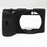 Soft Silicone Protective Pouch Case for Sony A6600 Camera - Black - 1