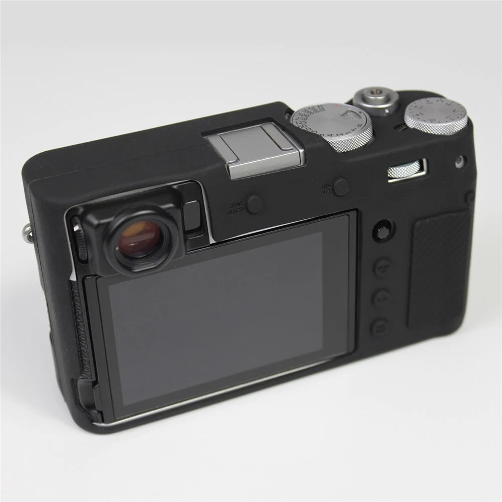 Shockproof Silicone Protective Camera Case for FUJIFILM X100V - Black - 5