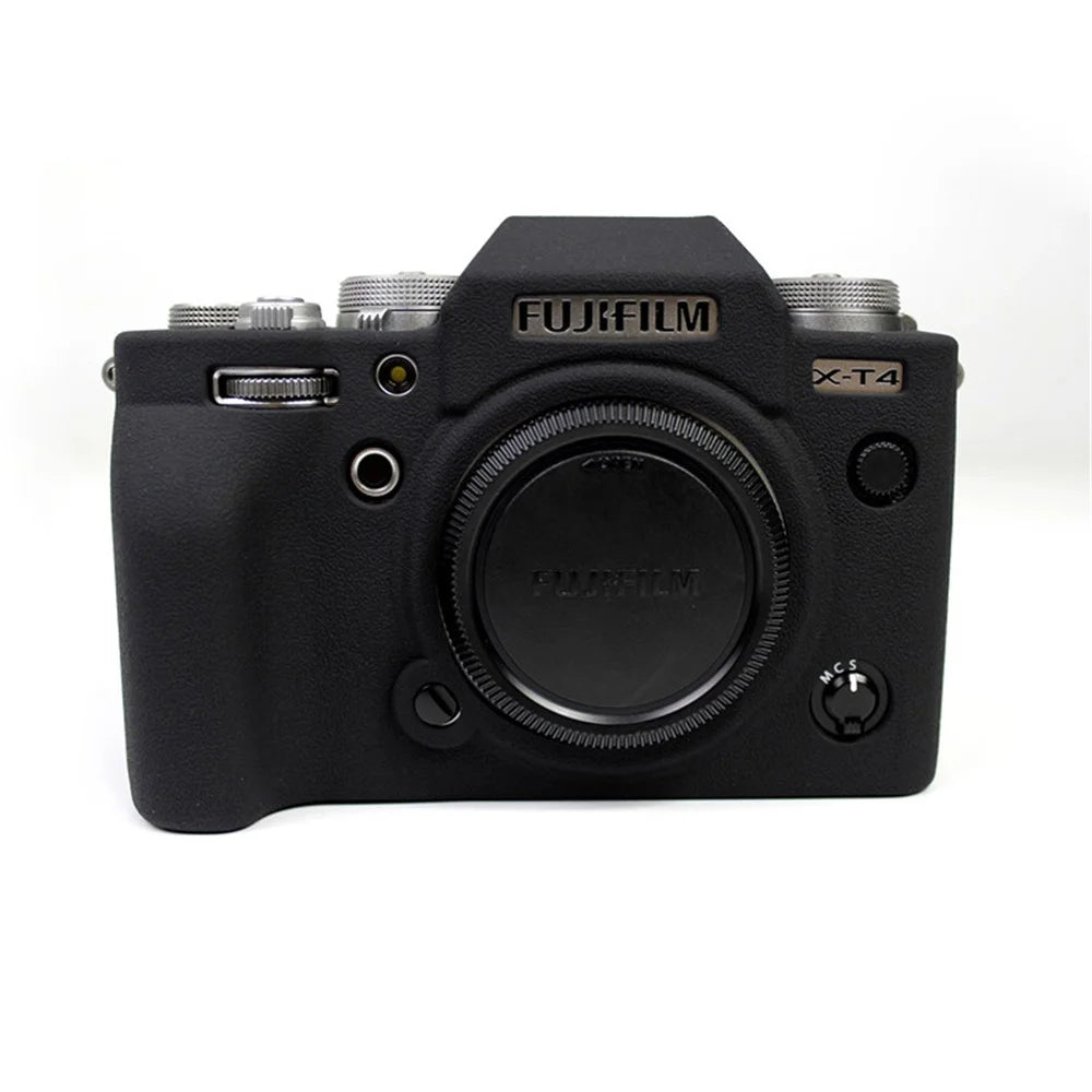 Soft Silicone Protective Case for FUJIFILM X-T4 - Black - 2