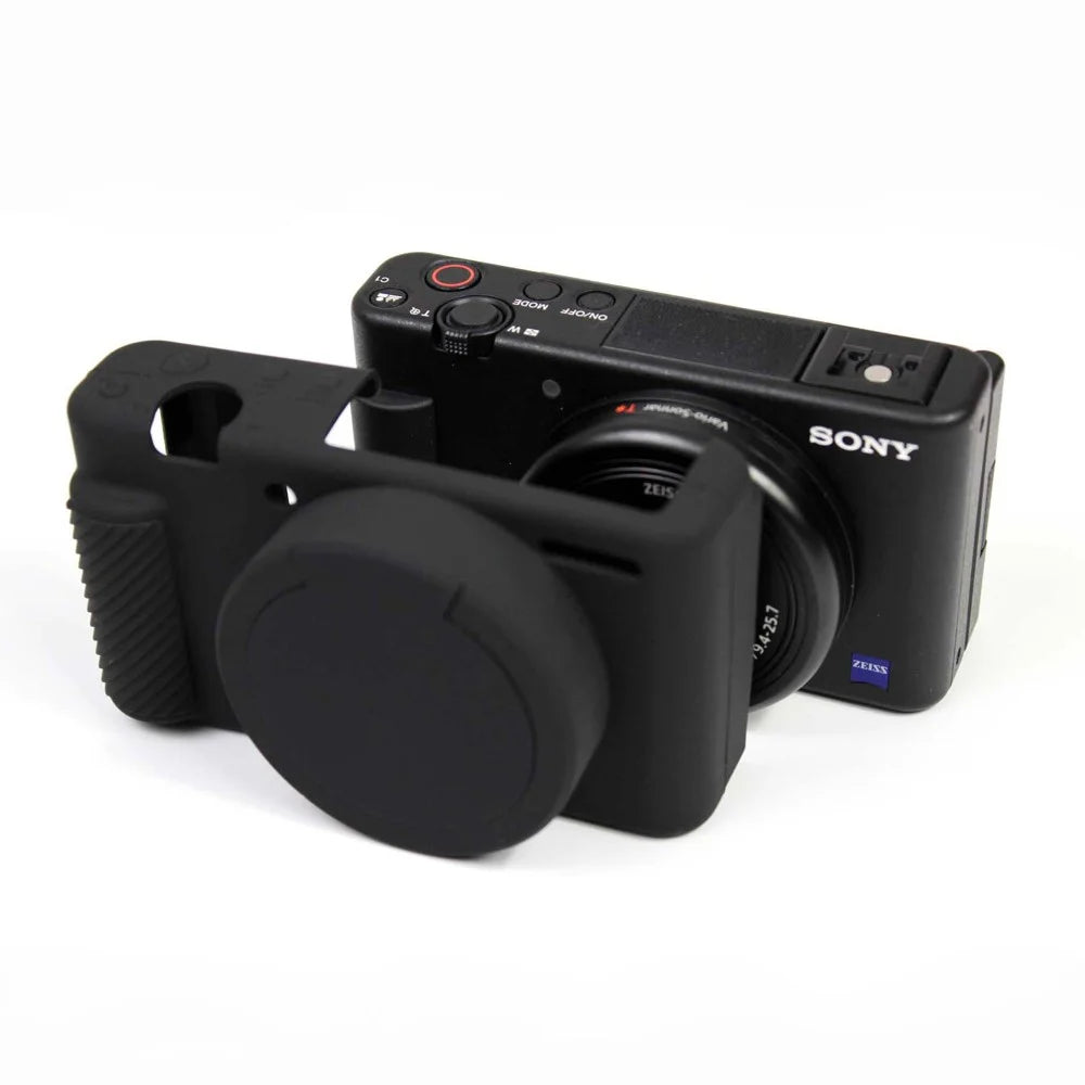 Soft Silicone Case for Sony ZV1 Camera - Black - 1