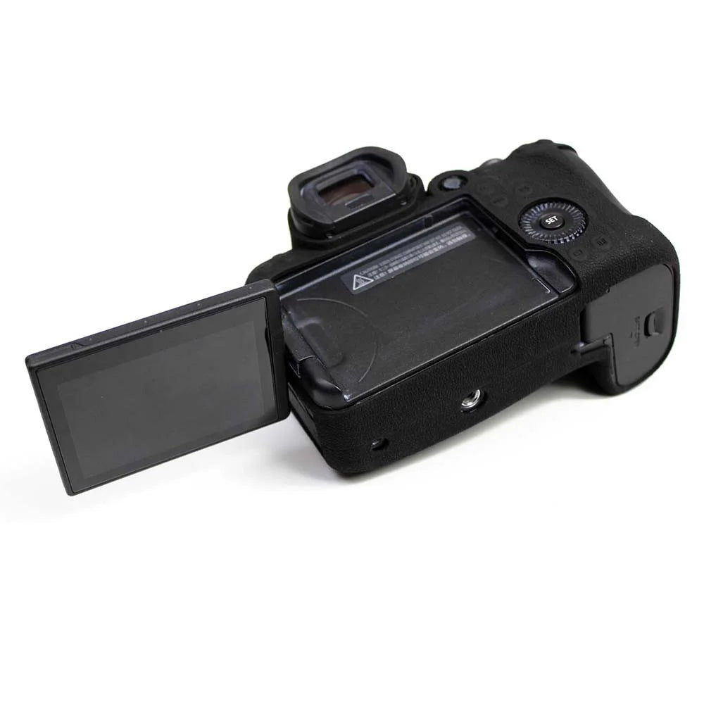 Soft Silicone Case for Canon EOS R6 Camera - Black - 7