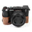 PU Leather Camera Half Cover Case for Sony A7C Camera - Coffee - 2