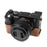 PU Leather Camera Half Cover Case for Sony A7C Camera - Coffee - 4